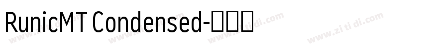 RunicMT Condensed字体转换 RunicMT Condensed字体转换